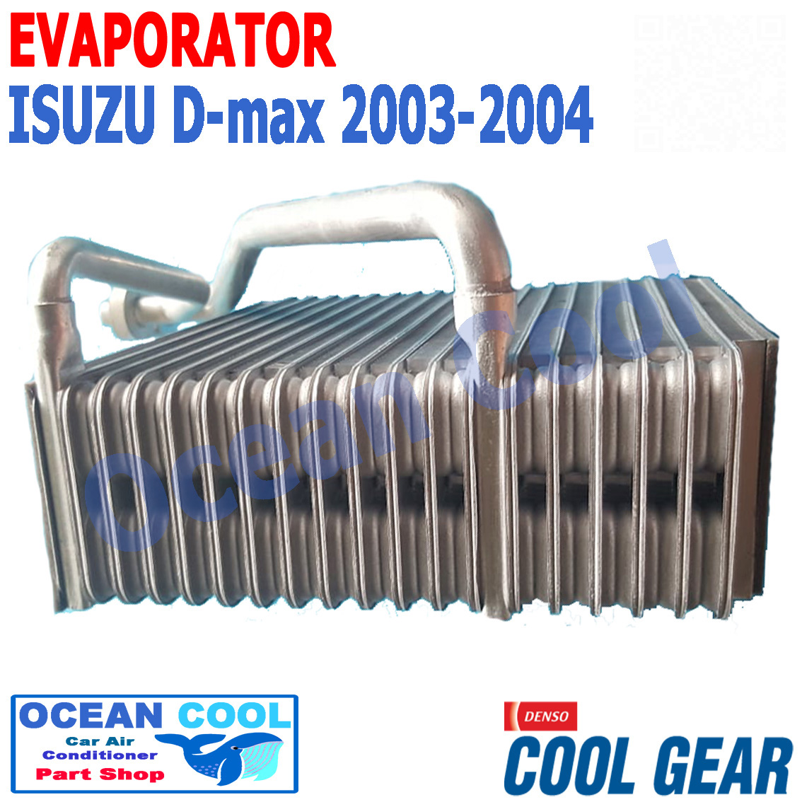 คอยล์เย็น ดีแม็ก 2003 - 2004 EVA0013 COOL GEAR รหัส DI446610-19304W EVAPORATOR ISUZU D-MAX ตู้แอร์ อีวาโปเรเตอร์ dmax อะไหล่ แอร์ รถยนต์ คอยเย็น อีซูซุ ดีแม็ค พ.ศ. 2546 ถึง 2547 d max