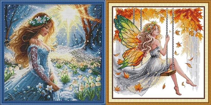 Snow and autumn fairy (ไม่พิมพ์/พิมพ์ลาย)
