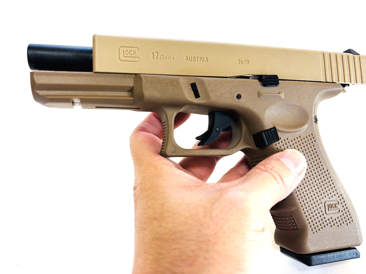 ปืนเจล ปืนเจลไฟฟ้า รุ่น Glock17 (Semi&Blowback)
