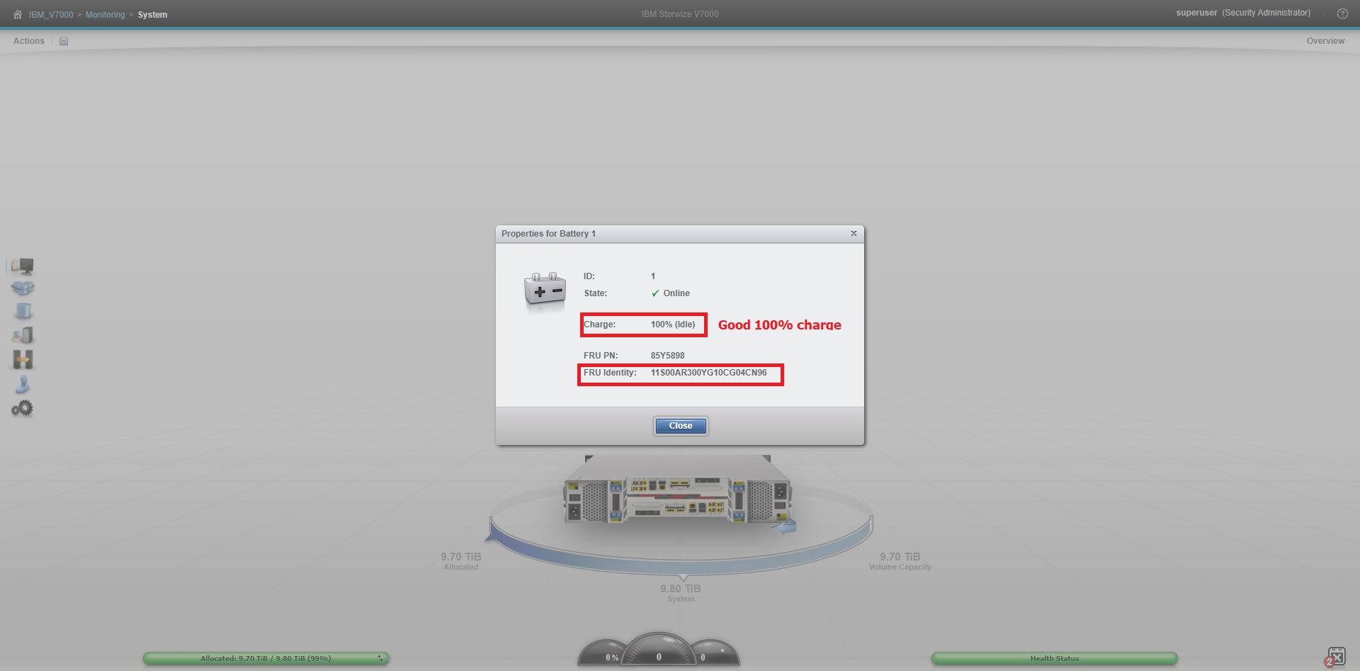 NEW, IBM 00AR300 00AR301 85Y5898 [TorCompTH Thailand - ขาย จำหน่าย ราคา] IBM Battery for V7000 Gen1 2076-112/124 with test report