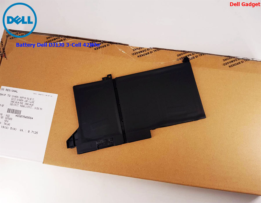 Battery Dell Latitude 7280 , 7290 แท้ ราคาพิเศษ DJ1J0 42Wh แบตเตอรี่ Dell 7280 , แบตเตอรี่ Dell 7290 รับประกันศูนย์ Dell Thailand