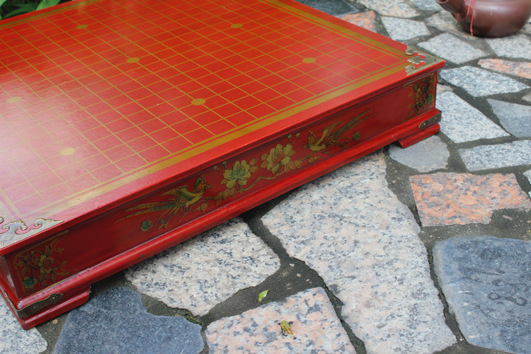 ชุดหมากล้อมไม้ลายจีน