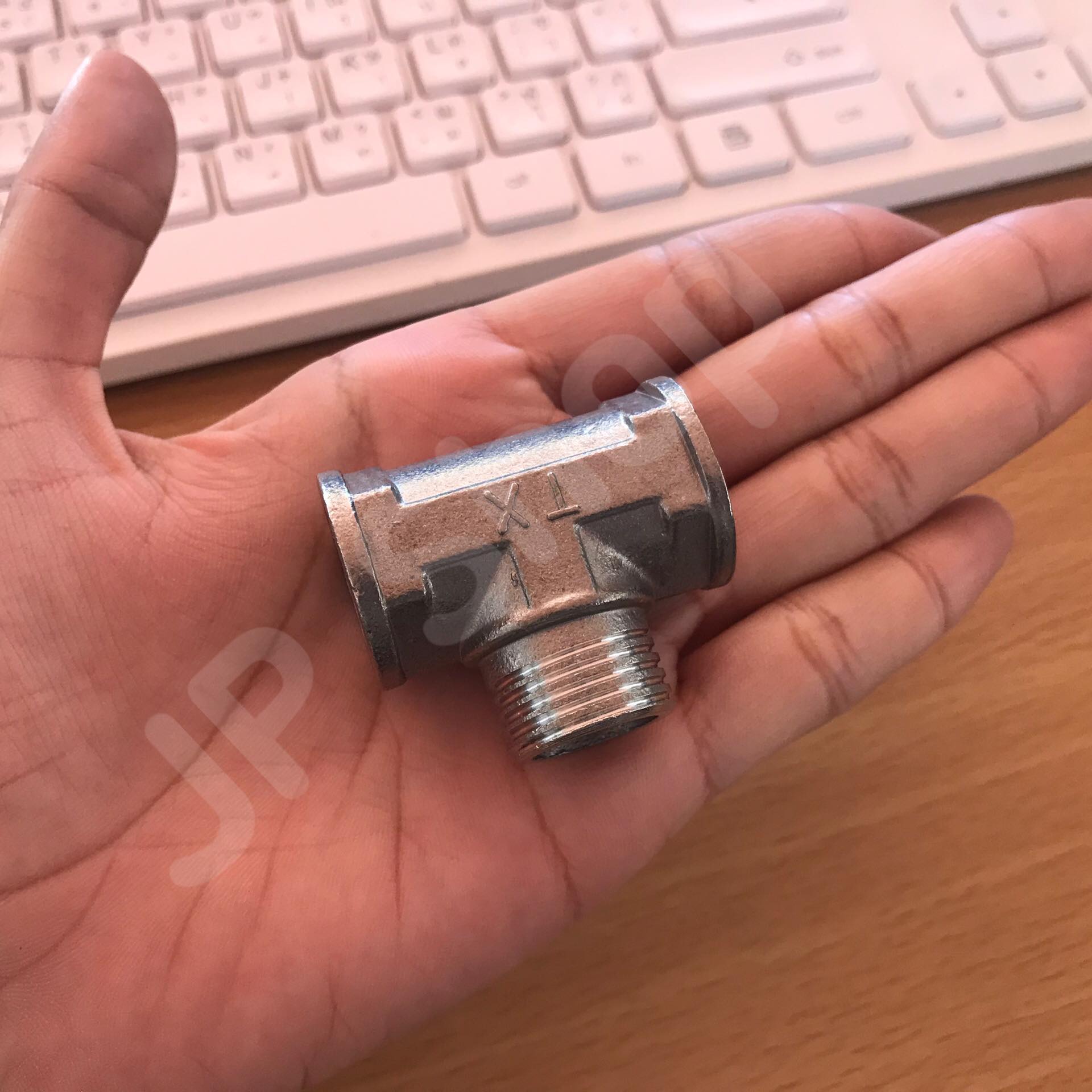 ข้อต่อสามทางสแตนเลส304 ขนาด 4 หุน ข้อต่อ สแตนเลส 4 หุน สามทาง #3354