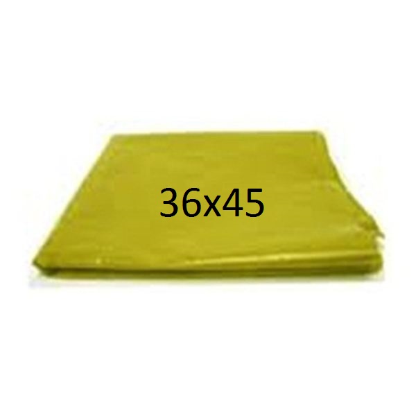 ถุงขยะสีเหลือง 1กก/ห่อ 18*20