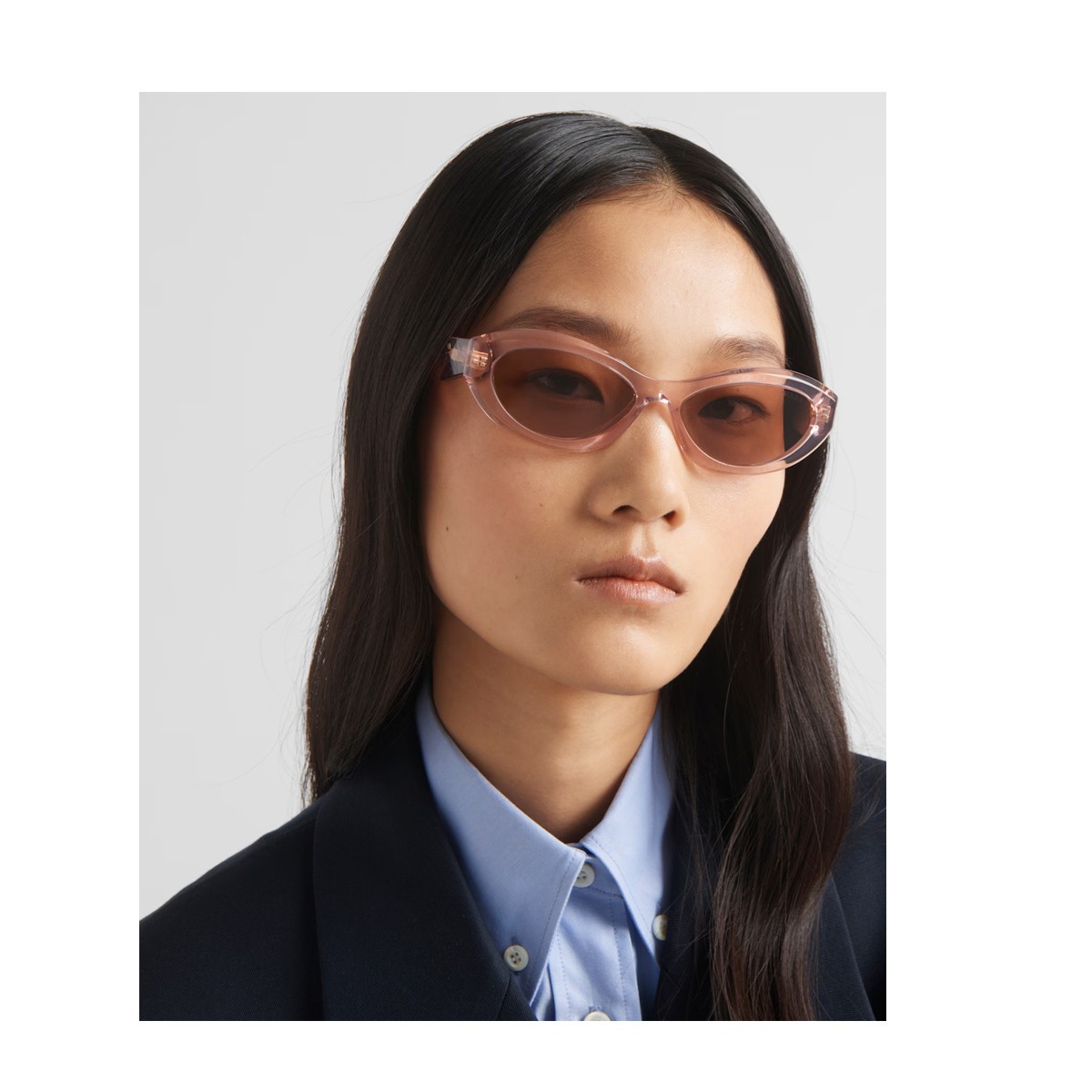 แว่นกันแดด Prada PR 26ZSF 19Q10D - Transparent peach