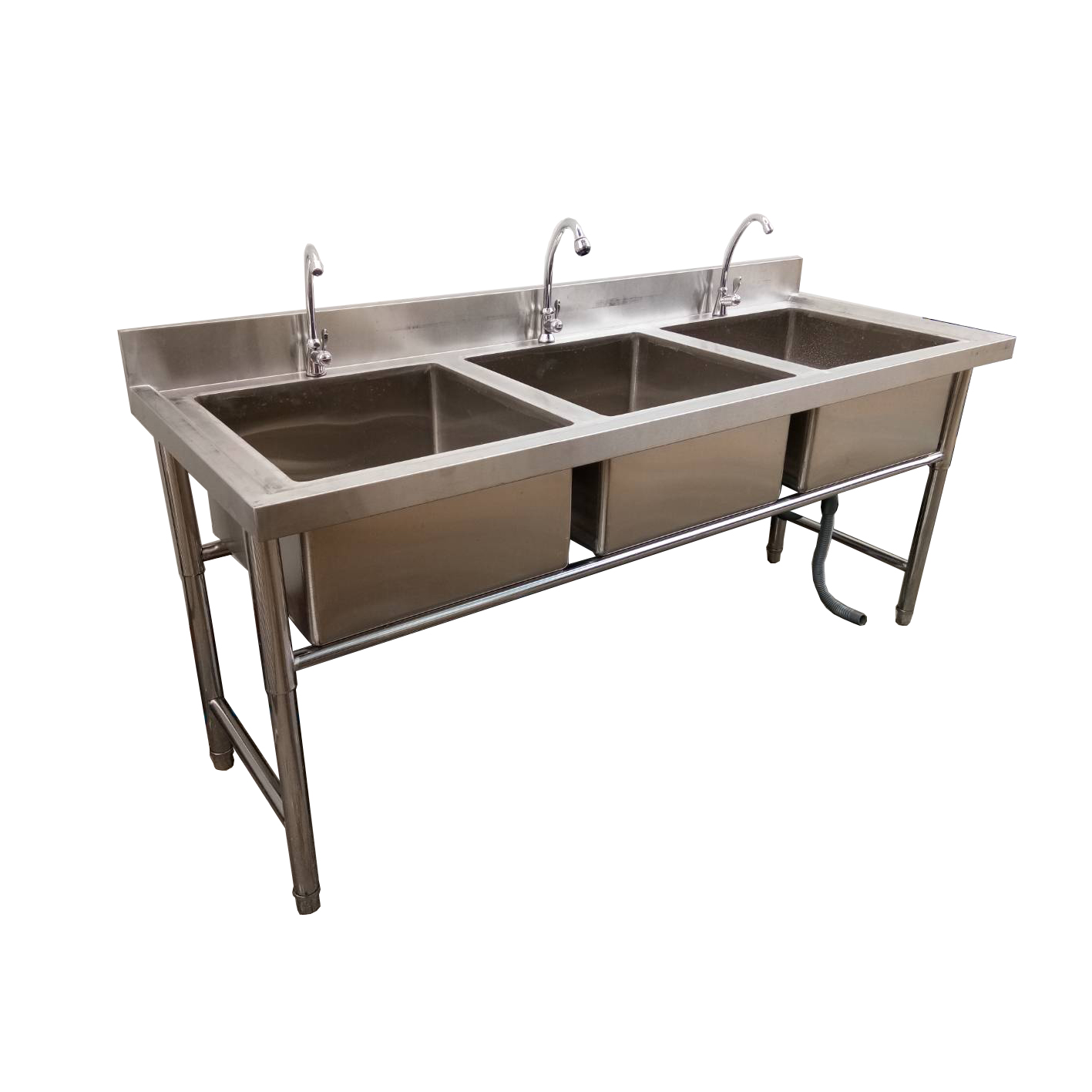 ซิงค์ล้างจานสแตนเลส 3 หลุม รุ่น：WSDD-186080