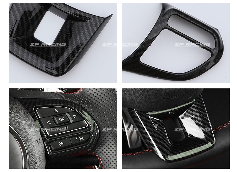 ครอบพวงมาลัย 3 ชิ้น Carbon MG HS