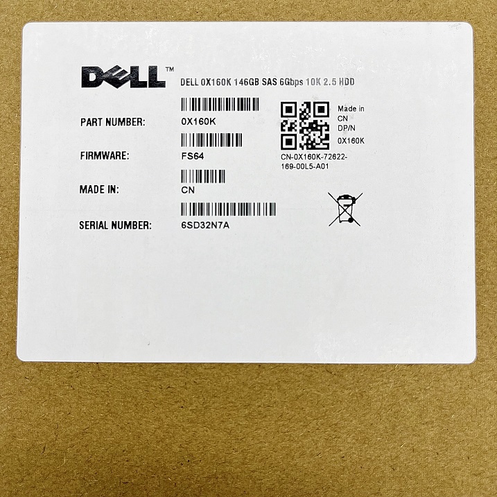 REF, Dell 0X160K X160K [TorCompTH Thailand - ขาย จำหน่าย ราคา] Dell 146GB 10K 6G SAS 2.5IN HDD (ST9146803SS)