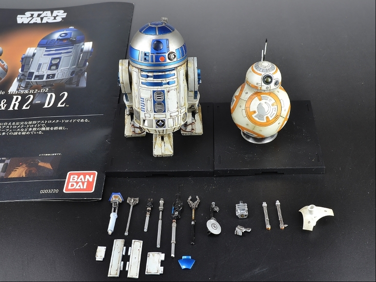 1/12 BB-8 & R2-D2 BANDAI - Star Wars