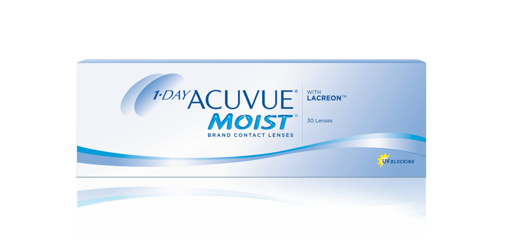 คอนแทคเลนส์รายวัน 1-DAY ACUVUE MOIST CONTACT LENSES