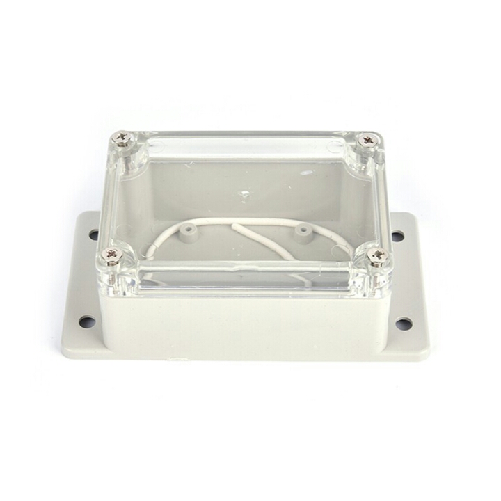 กล่องพลาสติกฝาใสกันน้ำ 100x68x50 mm.