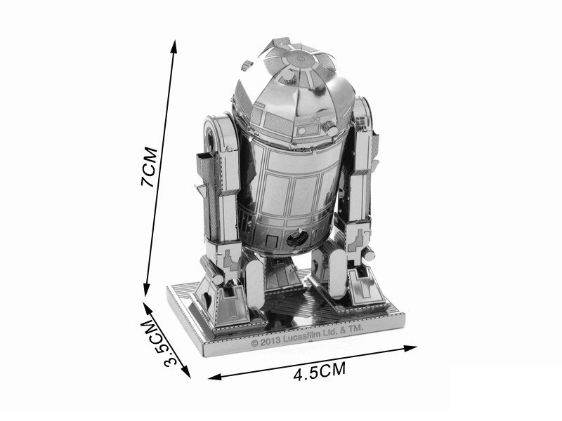 R2-D2 Model - Star Wars โมเดลโลหะ DIY