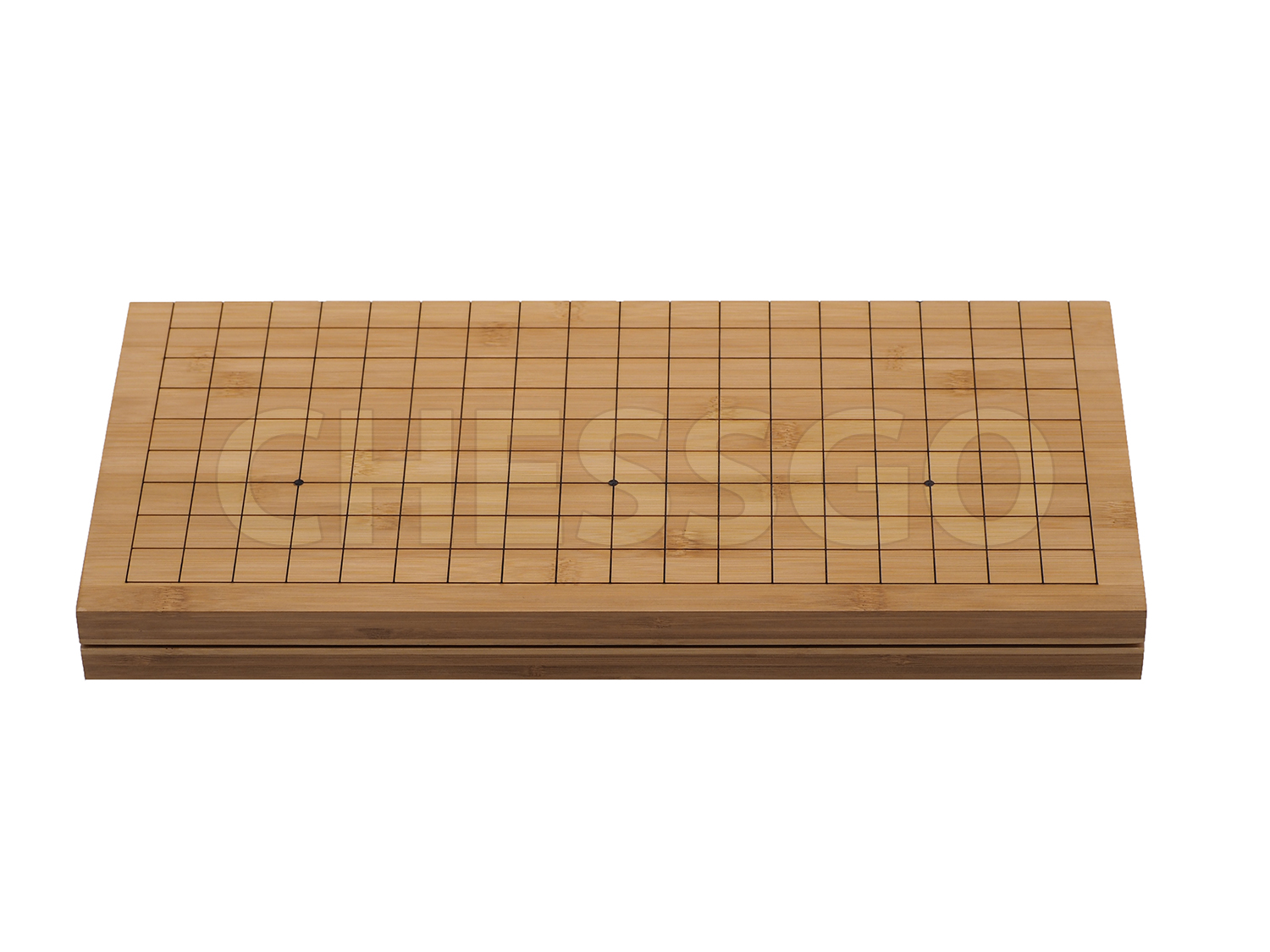 ชุดหมากล้อมไม้ไผ่มาตรฐาน19เส้น(เม็ดเมลามีน)