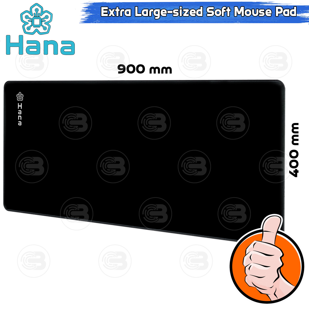 [CoolBlasterThai] Hana All Black Mouse Pad XL (900x400mm)