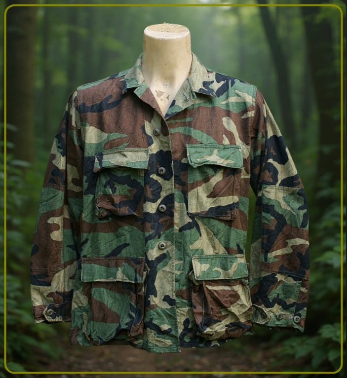 เสื้อทหารสหรัฐ M81 ลายwoodland AA