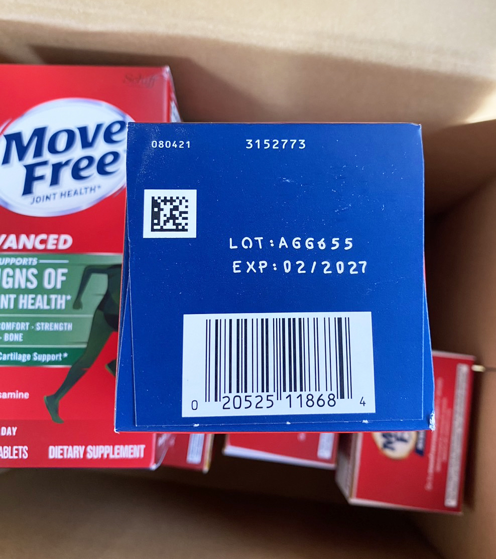 แถบเขียว Schiff Move Free Advanced MSM With Glucosamine Joint Supplement 120 เม็ด อาหารเสริมบำรุงกระดูก ข้อเข่า