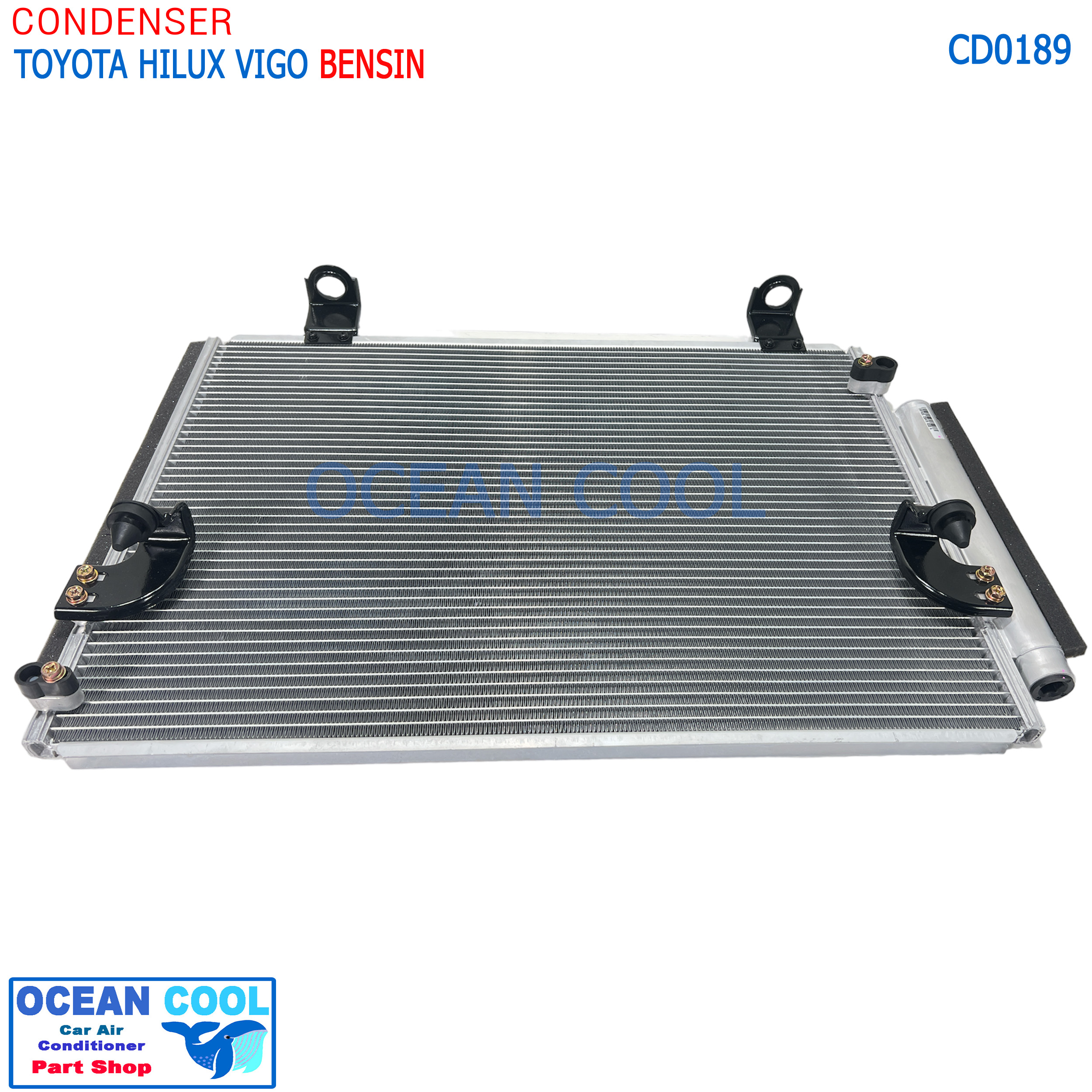 แผงแอร์ โตโยต้า วีโก้ เบนซิน CD0189 CONDENSER Toyota Vigo Champ BenSIN คอยล์ร้อน รังผึ้งแอร์ แผงรังผึ้ง แผงคอยล์ร้อน