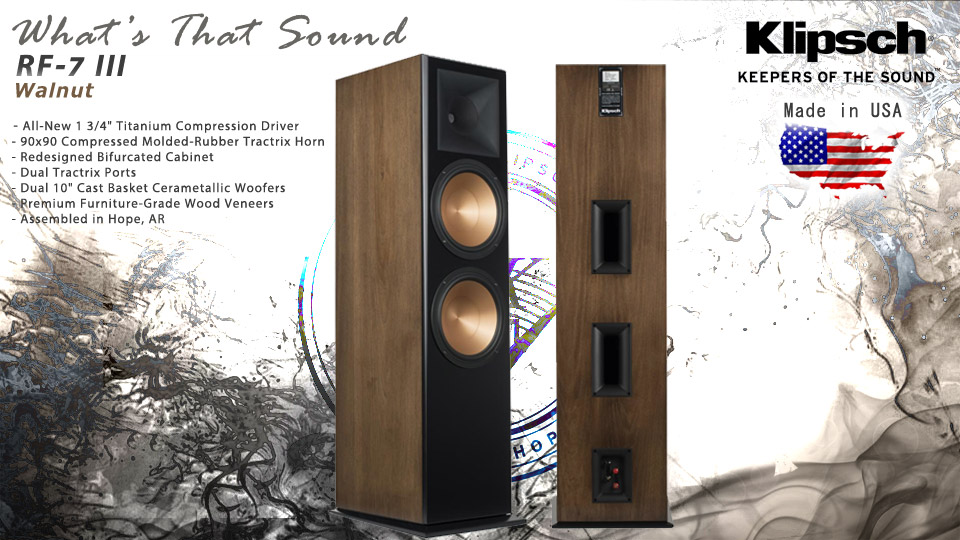 Klipsch RF-7 III Walnut