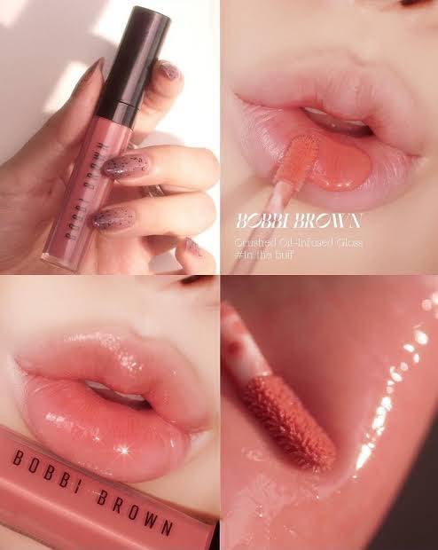 เซตลิปกลอส Bobbi Brown Powerful Pinks Crushed Oil-Infused Gloss Duo 6ml.x2