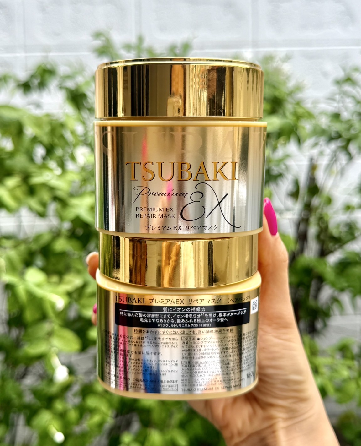 TSUBAKI Premium EX Repair Mask 180g. ทรีทเม้นบำรุงผมเข้มข้น ของแท้ (1กระปุก)