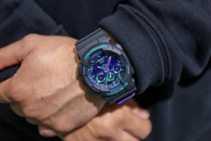 นาฬิกา CASIO G-shock GA-100BL-1ADR