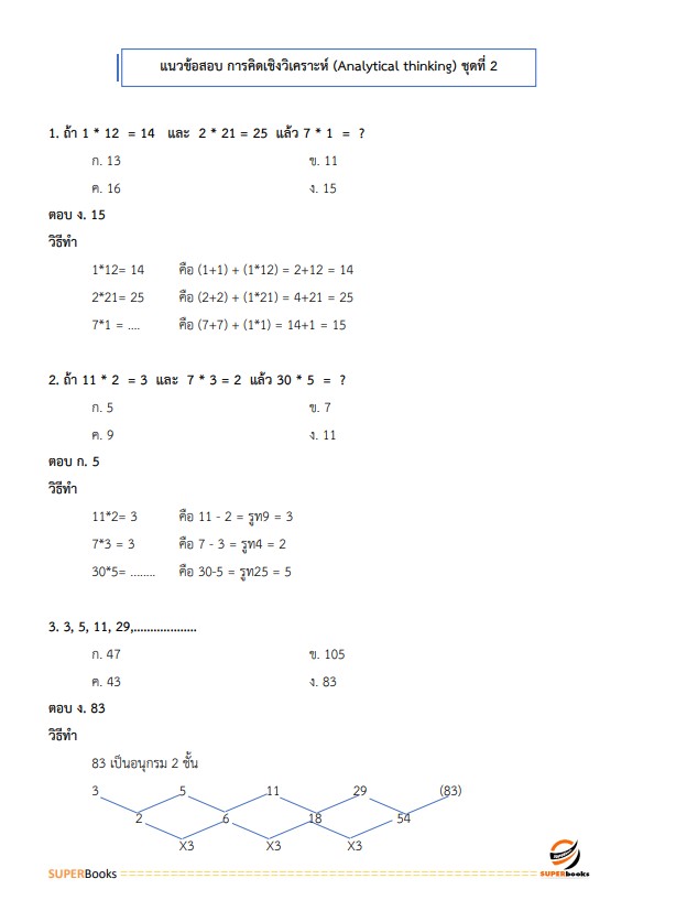 แนวข้อสอบ เจ้าหน้าที่บริหารงานทั่วไปปฏิบัติการ มหาวิทยาลัยเกษตรศาสตร์