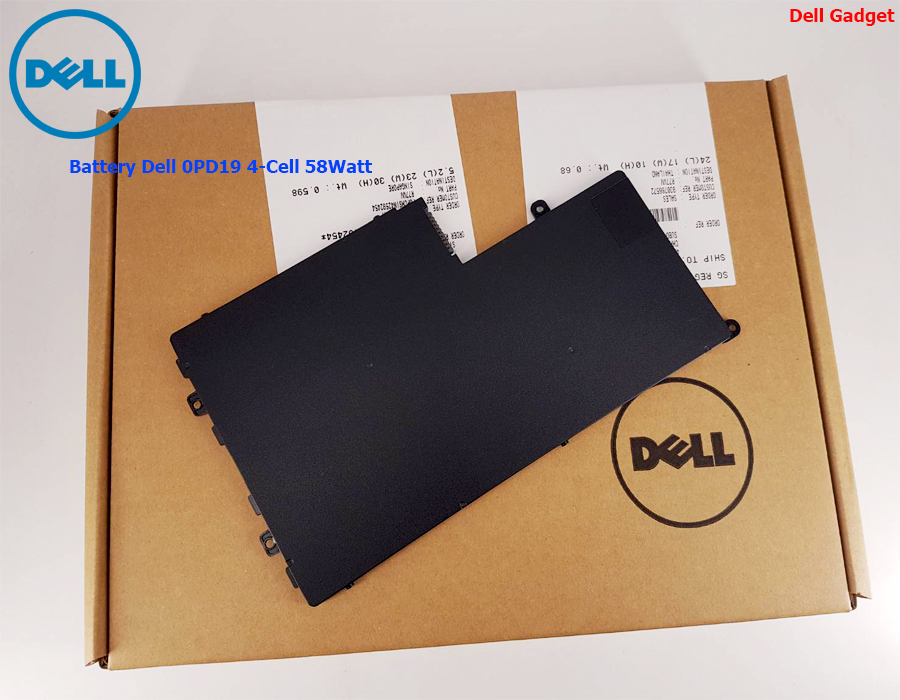 Battery Dell Latitude 3450, 3550, 4-Cell, 58Wh, แบตเตอรี่ Dell 0PD19 ของแท้รับประกันศูนย์ Dell Thailand On-site Service