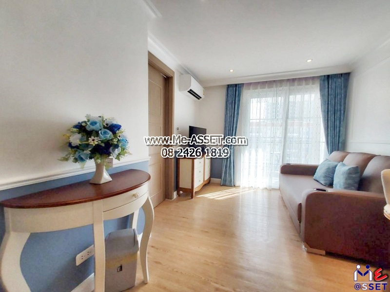 ขายคอนโด วิวสระว่ายน้ำ ย่าน พัทยา นาจอมเทียน เขาพระตำหนัก บางละมุง สัตหีบ : เซเว่นซีส์โค้ดดิอะซูร์ Seven Seas Cote D'Azur : 32.29 ตร.เมตร