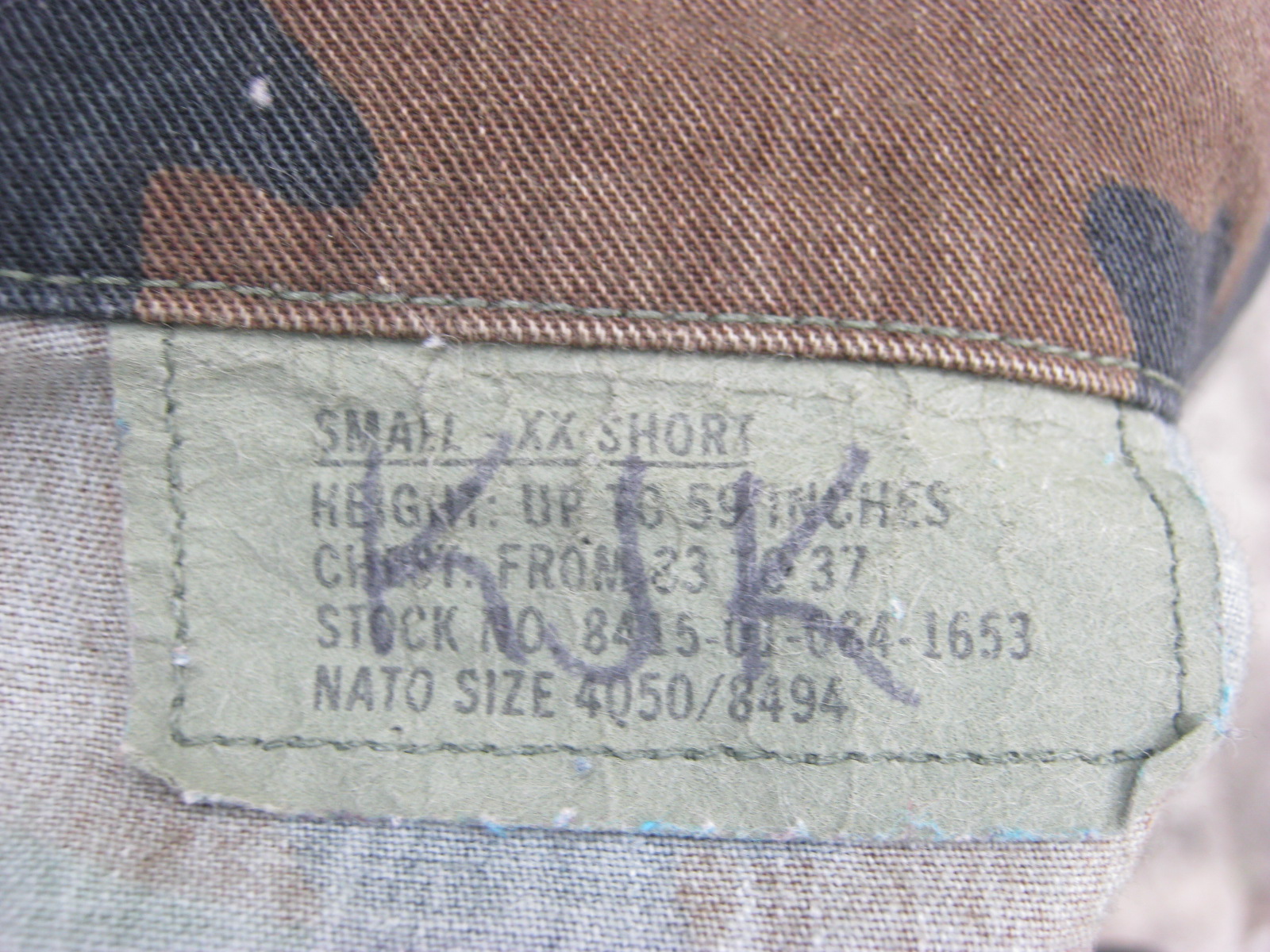 M81ลายพราง ไซส์ Small Xshort