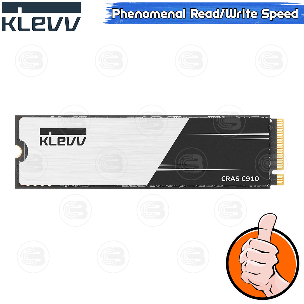 [CoolBlasterThai] KLEVV CRAS C910 SSD M.2 2280 NVMe PCIe GEN4x4 500GB (5Y-Warranty)