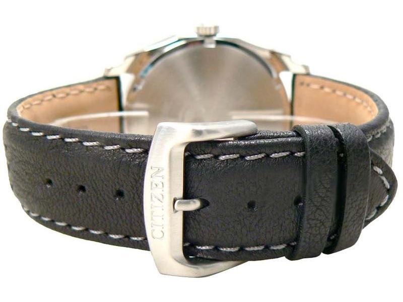 Citizen Eco-Drive Millitary นาฬิกาข้อมือผู้ชาย สายหนัง รุ่น AP4010-03E