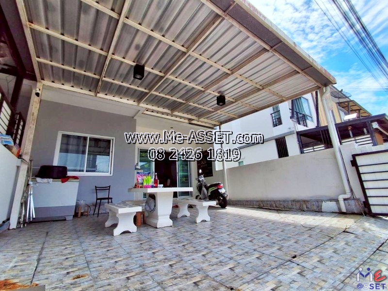 ขายทาวน์โฮม โซนนิมิตรใหม่ หทัยราษฎร์ เชื่อมมีนบุรี รามอินทรา ใกล้แฟชั่นไอส์แลนด์ ซาฟารีเวิลด์ ตลาดหทัยมิตร รถไฟฟ้าสีชมพู : มบ.เมดิโอ้นิมิตรใหม่ Medio Nimitmai : 2 ชั้น 25.6 ตร.วา