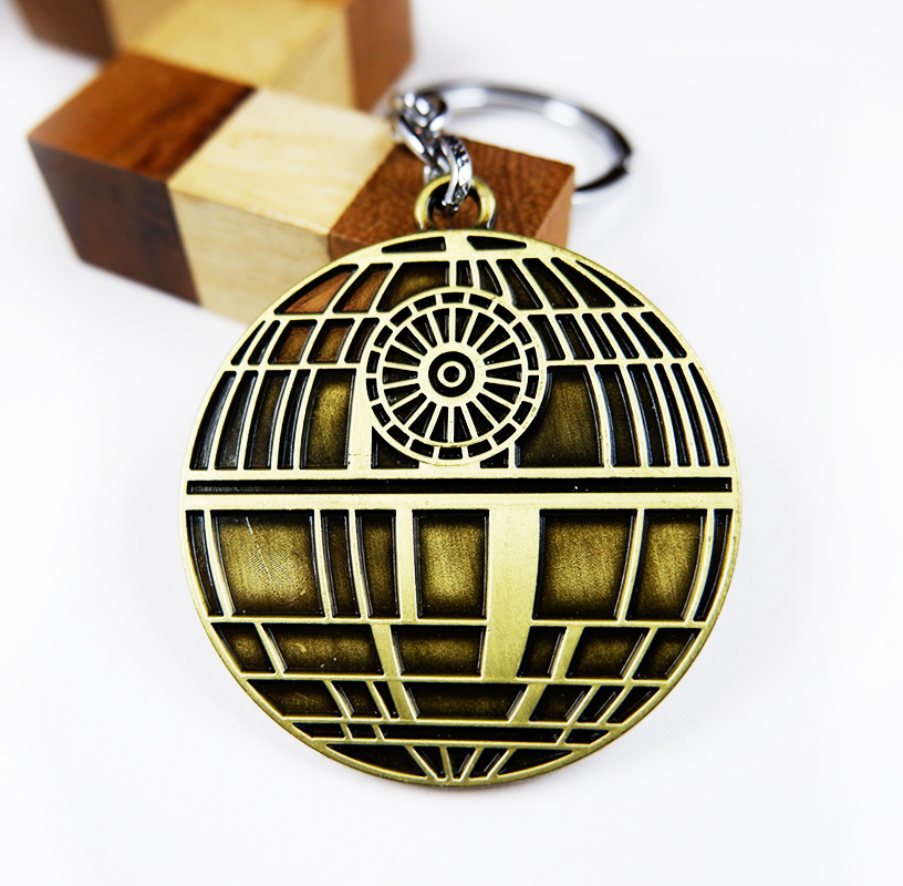 พวงกุญแจ โลหะ Death Star I สีทอง - Star Wars Keychain