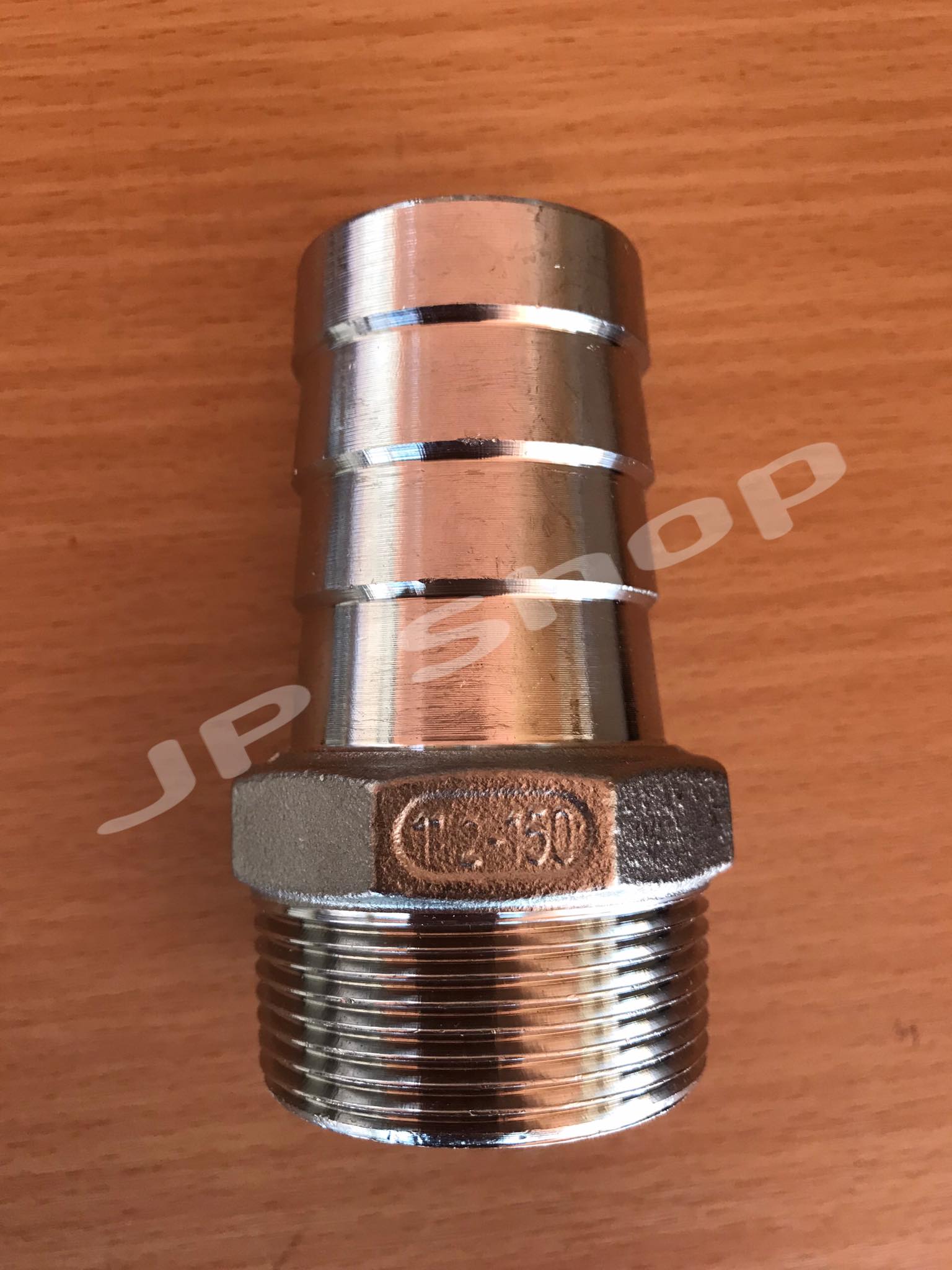 ข้อต่อหางไหล สแตนเลส304 ขนาด1 1/2นิ้ว เกลียวนอก #12515