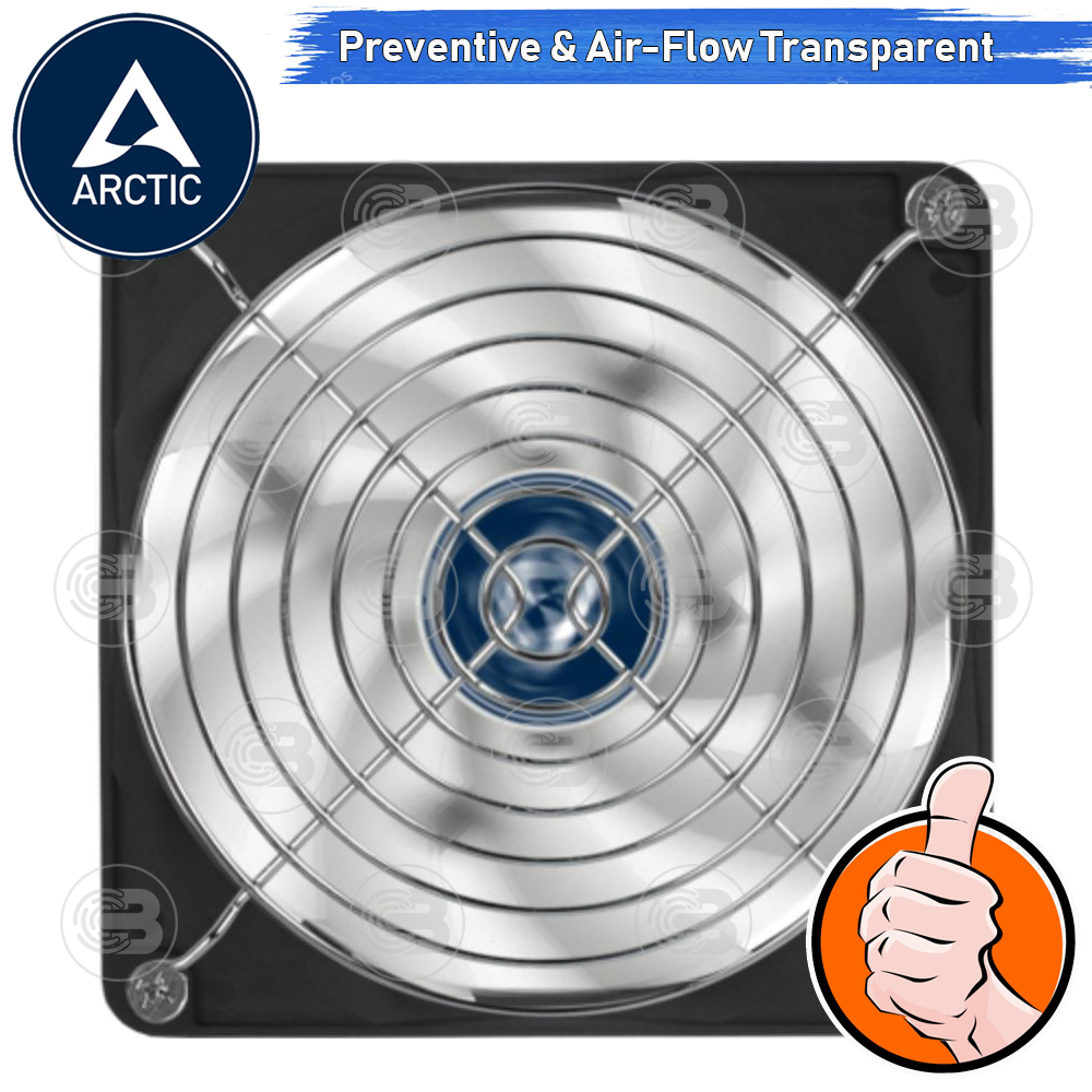 [CoolBlasterThai] Arctic Fan Grill Nickel Plated Steel Size 80 MM.