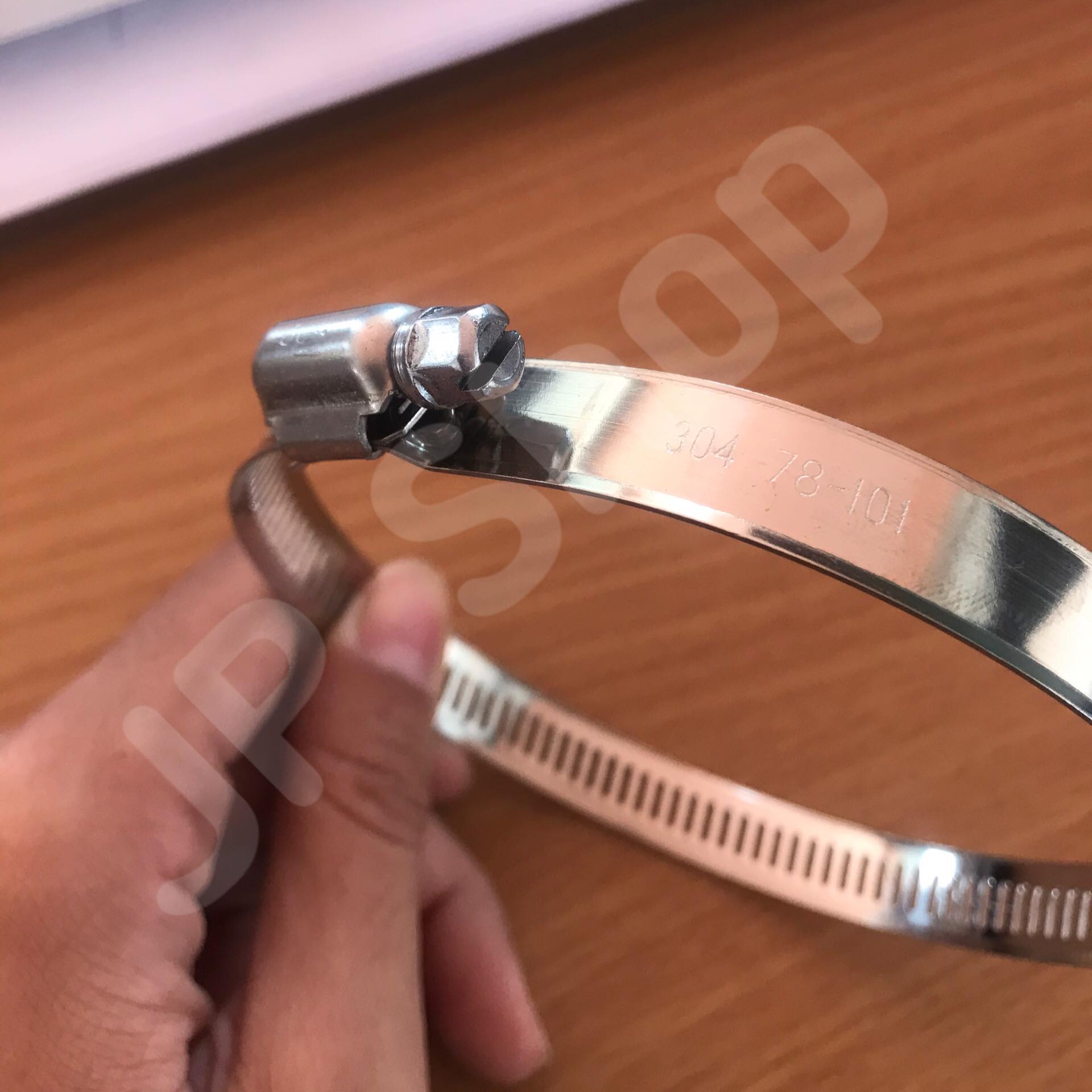 ปลอกรัด 78-101 (12 มม.) แคลมป์รัดท่อสแตนเลส 304 #78101