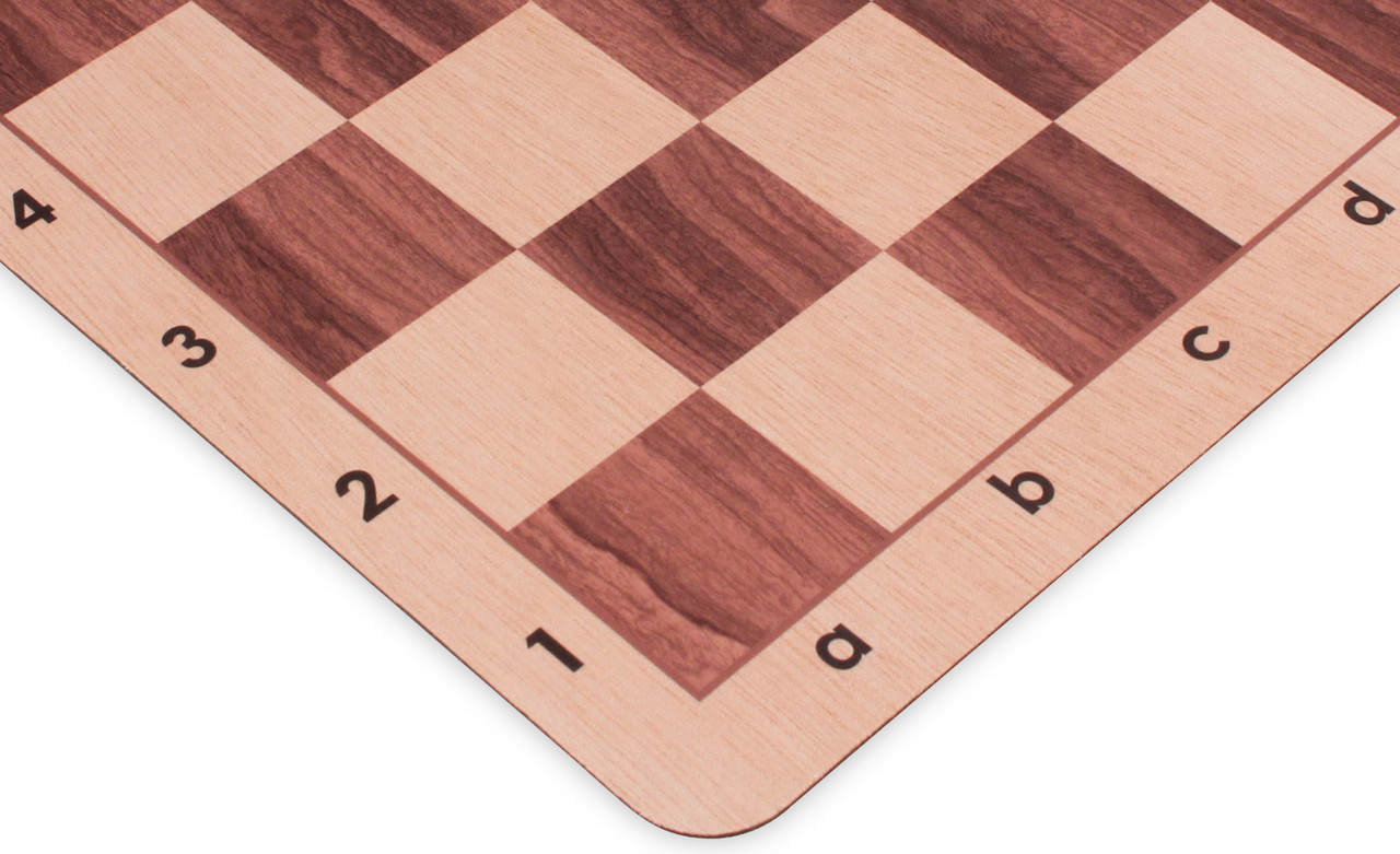20" Floppy Mouse Pad Chess Board กระดานหมากรุกสากลยางสีลายไม้