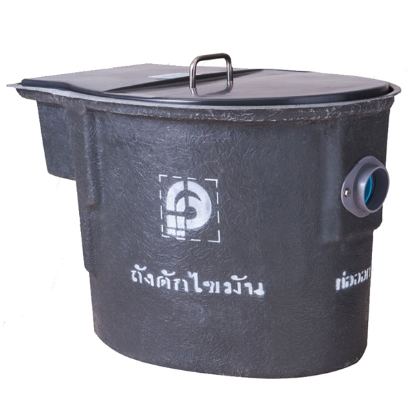 ถังดักไขมัน PP พีพี รุ่นฝังดิน GT-UG ขนาด 20-130 ลิตร ไฟเบอร์กลาส