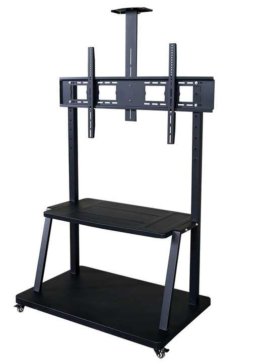 PPS-55100 Heavy-Duty ขาตั้งทีวี, ขาตั้งจอ 60"- 100" [ไม่ก้ม-เงย] for Interactive Signage, Max VESA 1000x600 mm., weight capacity 120 Kg.