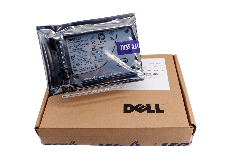 Dell 960GB SSD SATA Read Intensive 6Gbps 512e 2.5in Drive in 3.5in Hybrid Carrier S4510