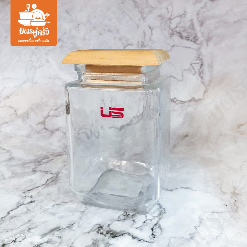 ขวดโหล ฝาไม้ - US