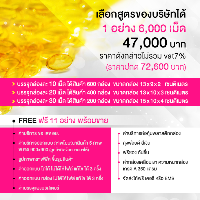 รับผลิตกลูต้าสตอเบอรี่