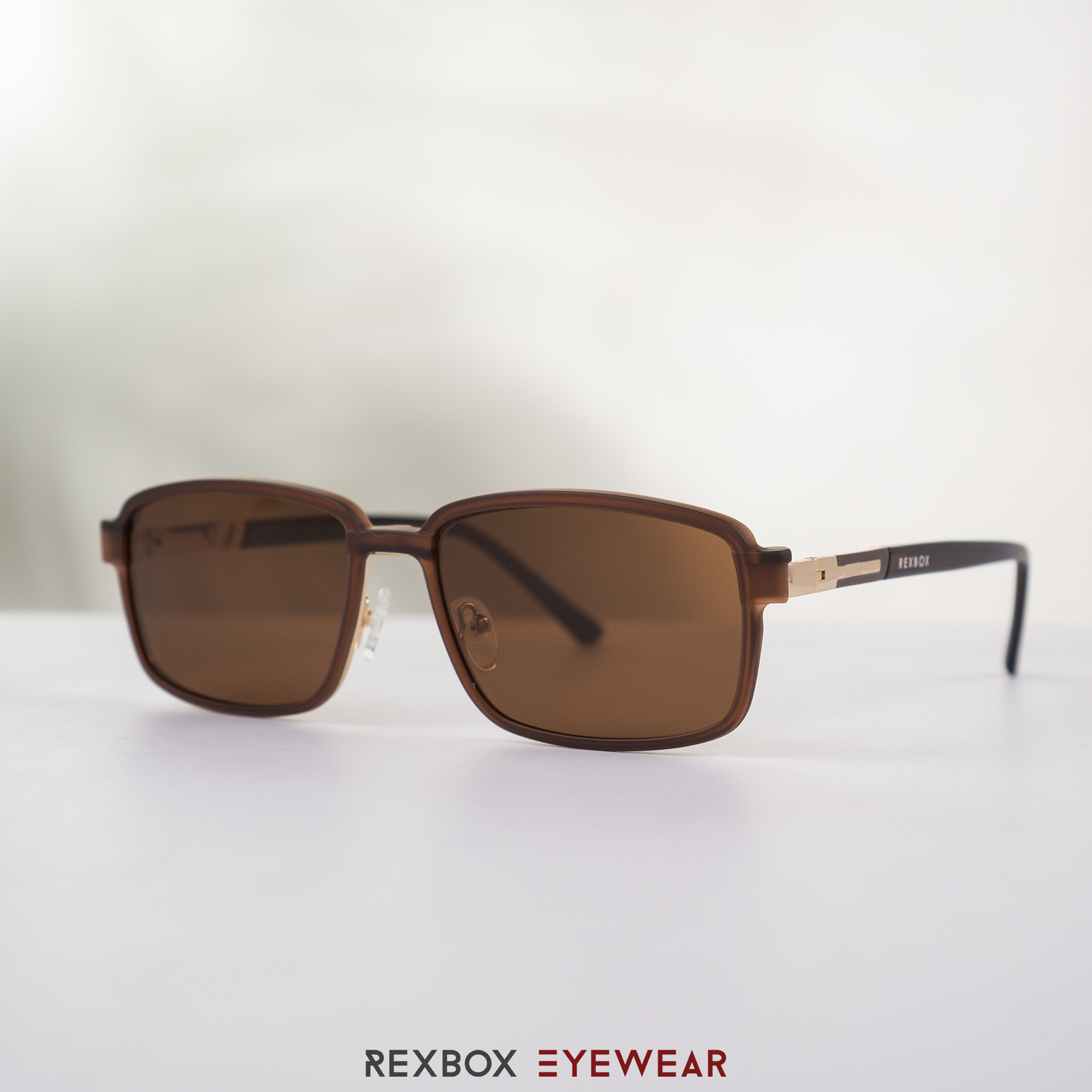 REXBOX | Steven สีทอง รุ่นกว้างพิเศษ กว้างขมับ 150mm เลนส์ 61mm