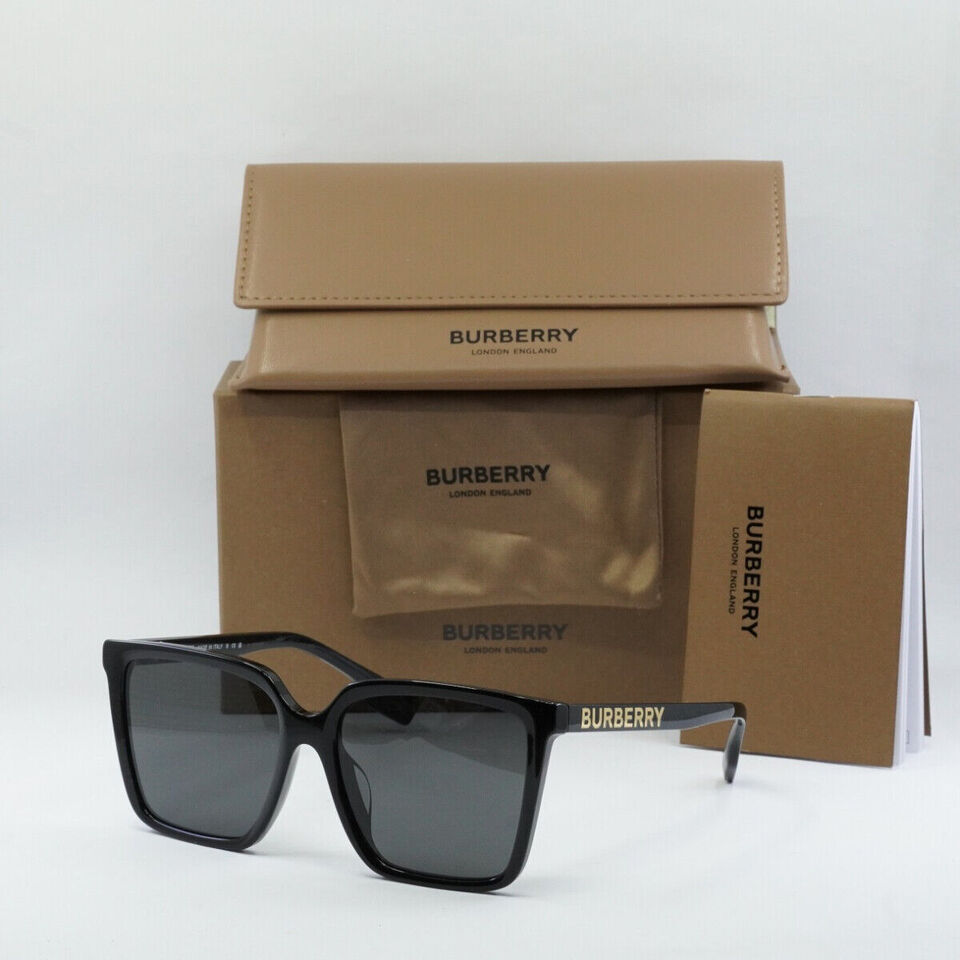 แว่นกันแดด BURBERRY BE4411D 300187 Black/Dark Grey 57