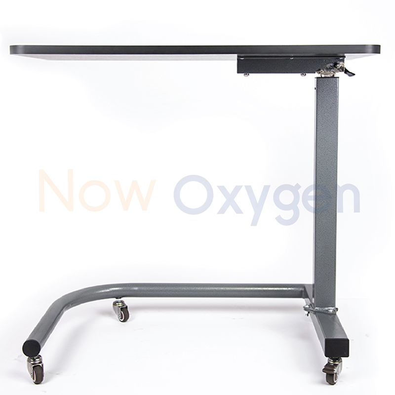 โต๊ะค่อมเตียงแบบล้อเลื่อน ปรับระดับความสูงได้ รับประกัน 1 ปี