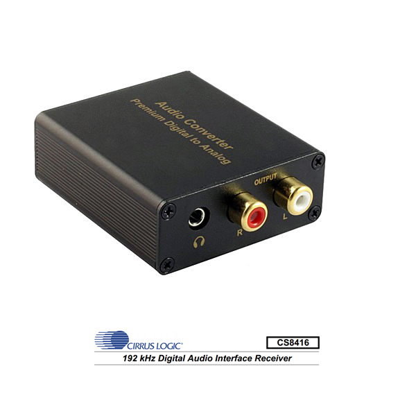 PDAC24 Premium 24/192kHz Digital to Analog Converter with Headphone