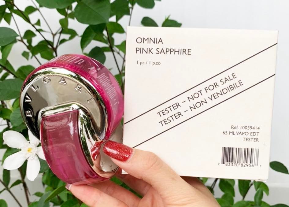 BVLGARI Omnia Pink Sapphire EDT 65ml. กล่องเทสเตอร์