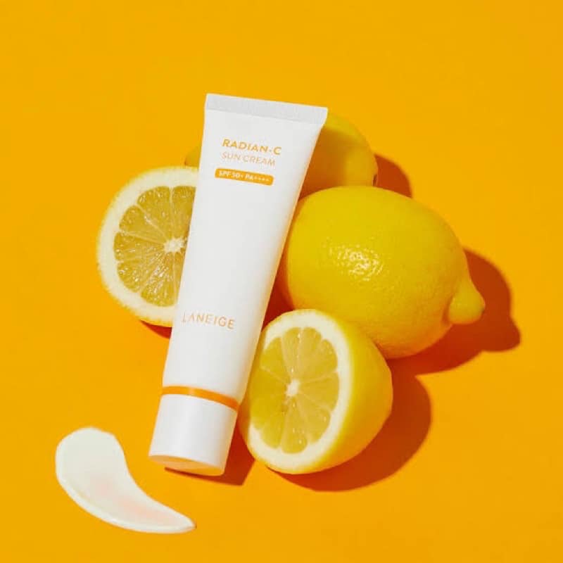 Laneige Radian-C Sun Cream SPF50+ PA++++ 10ml. ครีมกันแดด ขนาดทดลอง