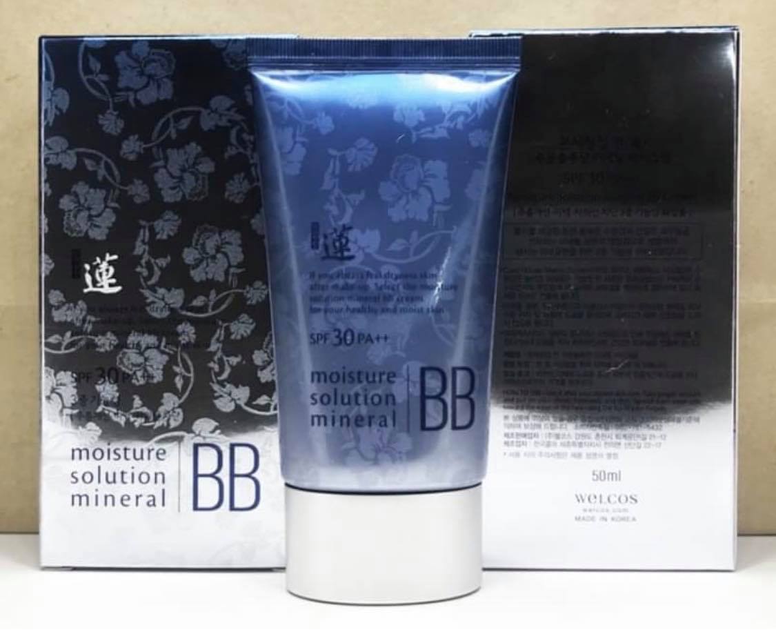 Welcos Moisture Solution Mineral BB Cream SPF30 PA++ 50ml. สำหรับผิวแห้ง+สูตรน้ำแร่