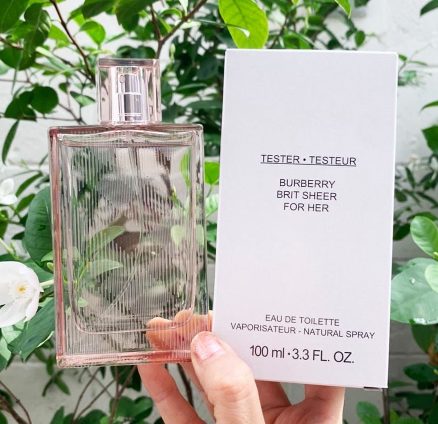 Burberry Brit Sheer Eau De Toilette 100ml. กล่องเทสเตอร์